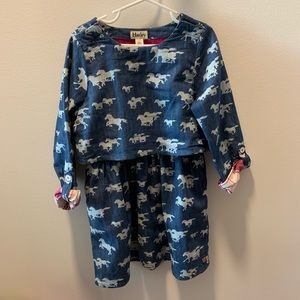 Dress with horses